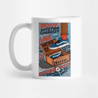 Skate Retro Poster Mug